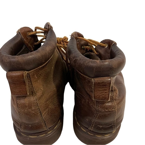 Vintage DR. MARTENS 939 Brown Leather Boots Made In England - Picture 3 of 5